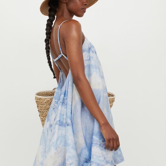 H&M Airy Lyocell-Blend Dress - Picture 2 of 8